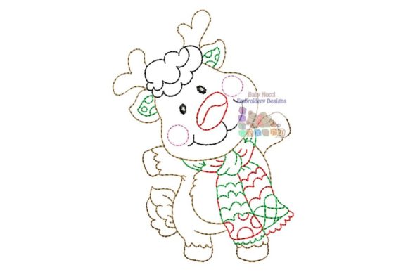 Deer Multicolor Character