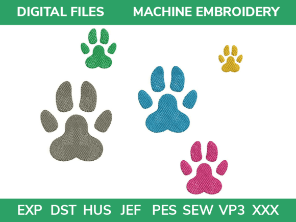Dog Paws Embroidery Review